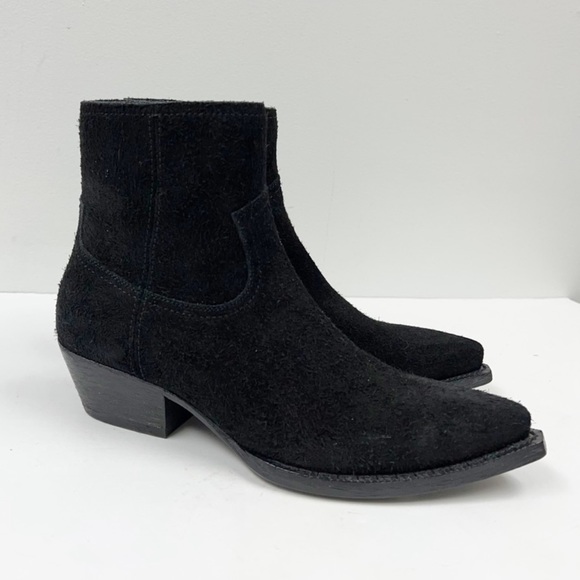 Saint Laurent black Lukas 40 side zip Chelsea Boots Sz 37 New - Picture 3 of 14